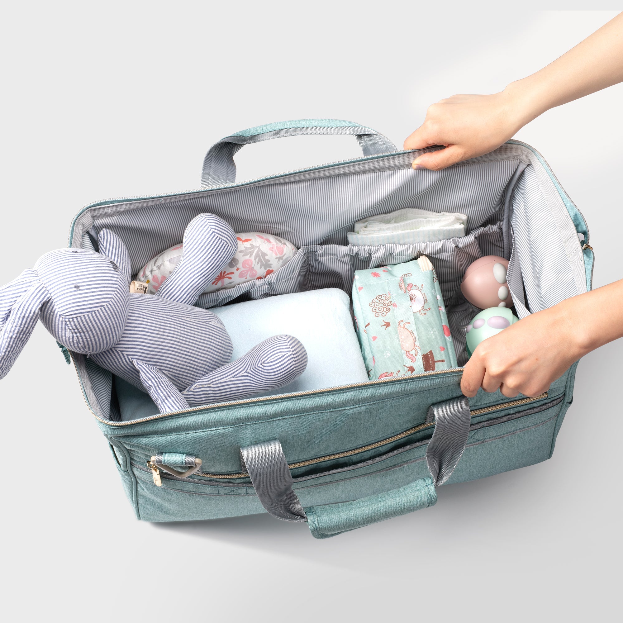 3 in 1 Diaper Travel Tote Bag-2