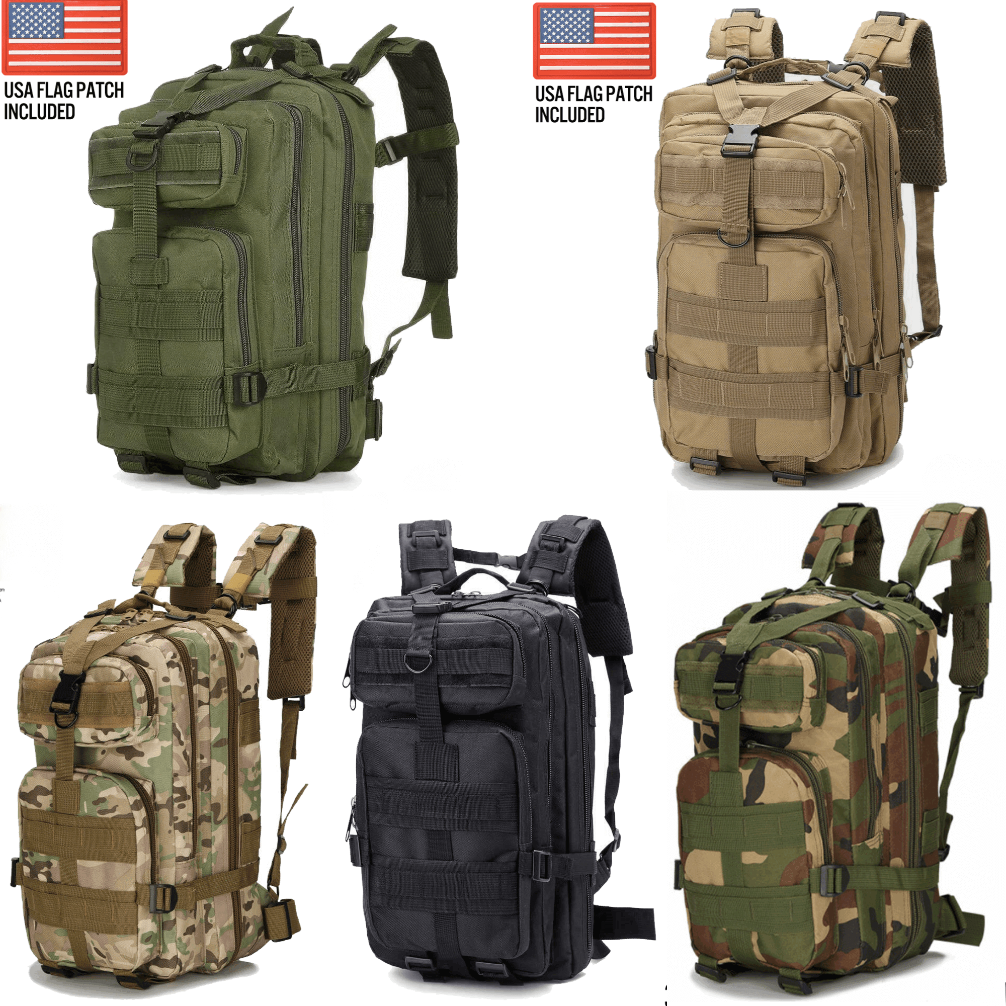 XGear Tactical Small 30L Tactical Backpack Survival Bag-0
