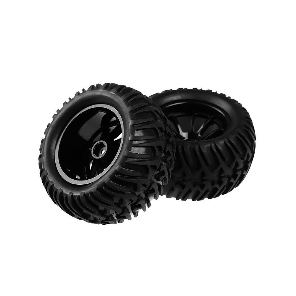 4x Wheel Rim &amp; Tires Suitable For HSP 1:10 Monster Truck RC Car 12mm Hub-4