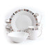 Gibson 12 Piece Lanvale Fine Ceramic Dinnerware Set For 4-0