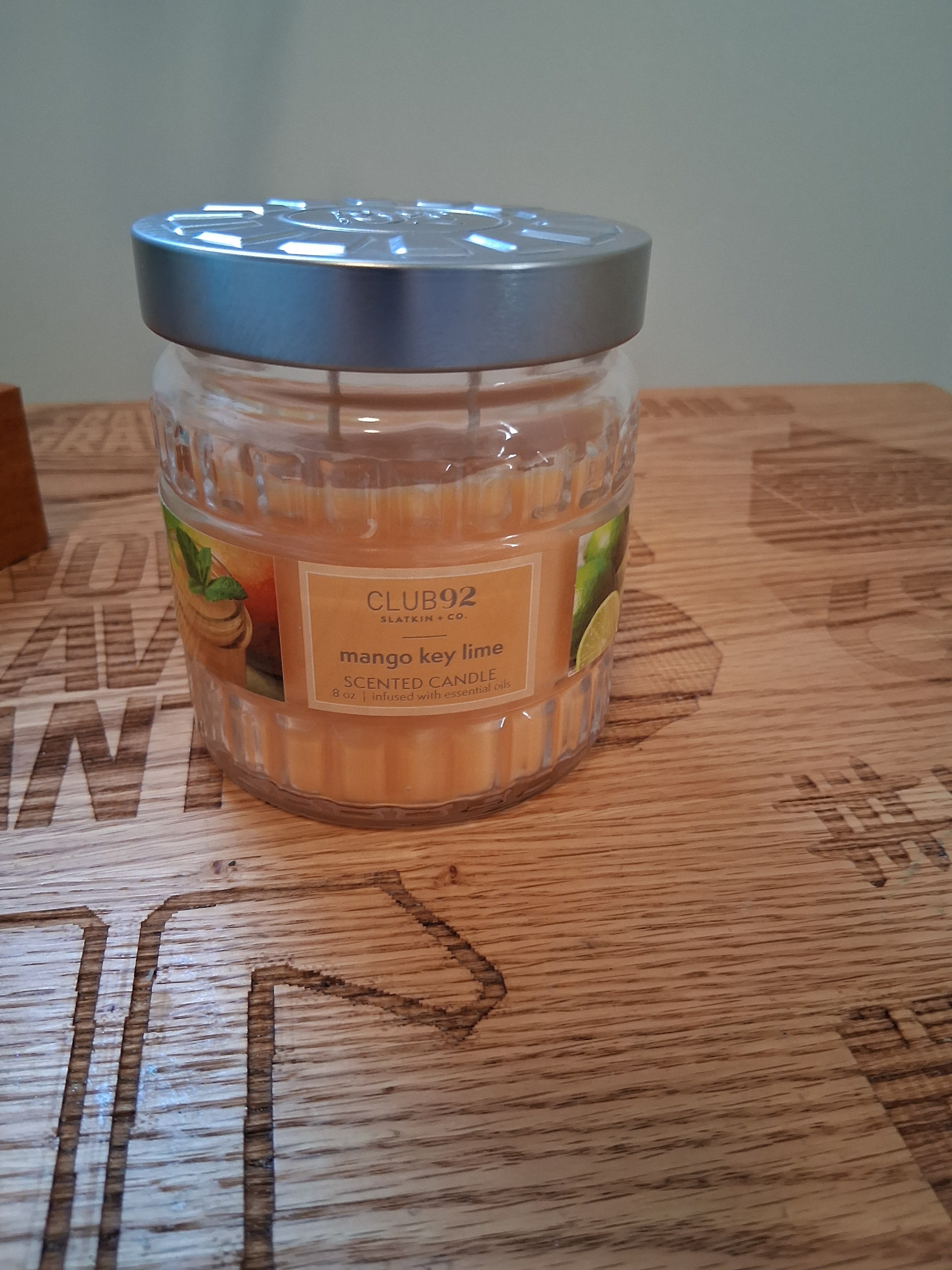 Club 92 Mango Key Lime  Scented Candle, 8oz.