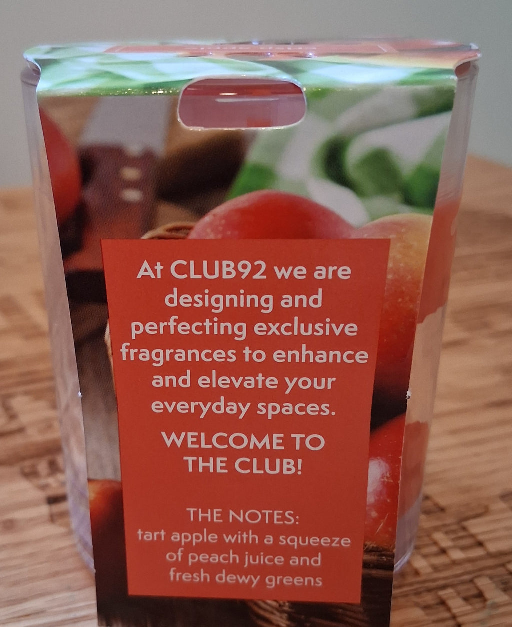 Club 92 Apple Crisp Scented Candle, 3oz.