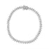 14K White Gold 5 1/2 Cttw Round Diamond 2-Prong Tennis Bracelet (H-I Color, SI2-I1 Clarity) - 7"-0