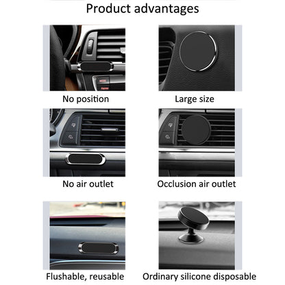 Collage of car interiors with phone holders, showcasing different mounting options and features.
