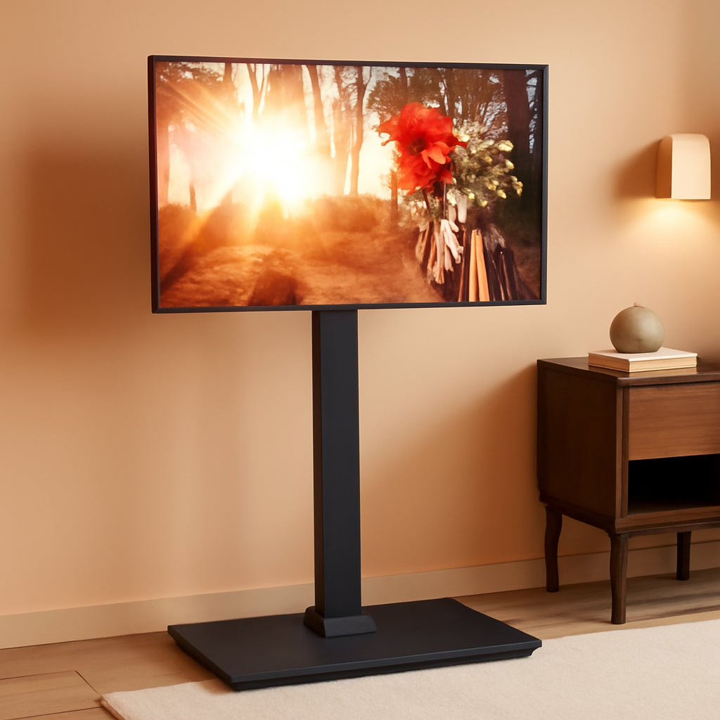 Floor TV Stand With Universal Heavy Duty Mount Seventy Inch TV-0
