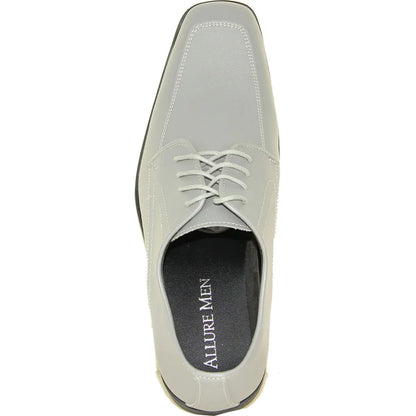 ALLURE MEN Dress Shoe AL01 Oxford Formal Tuxedo for Prom &amp; Wedding - 2-3