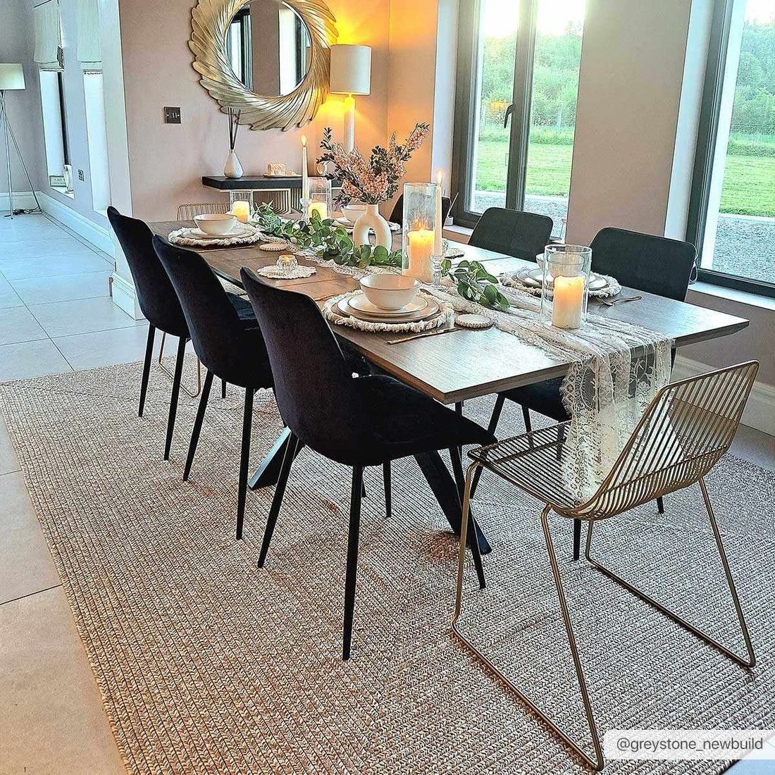 Cream Braided Faux Jute Rug-1