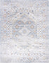 Agaton Blue Washable Area Rug-0