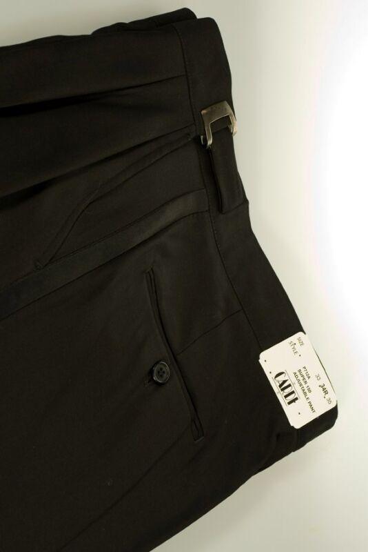 "Double Pleated" Black Super 150&
