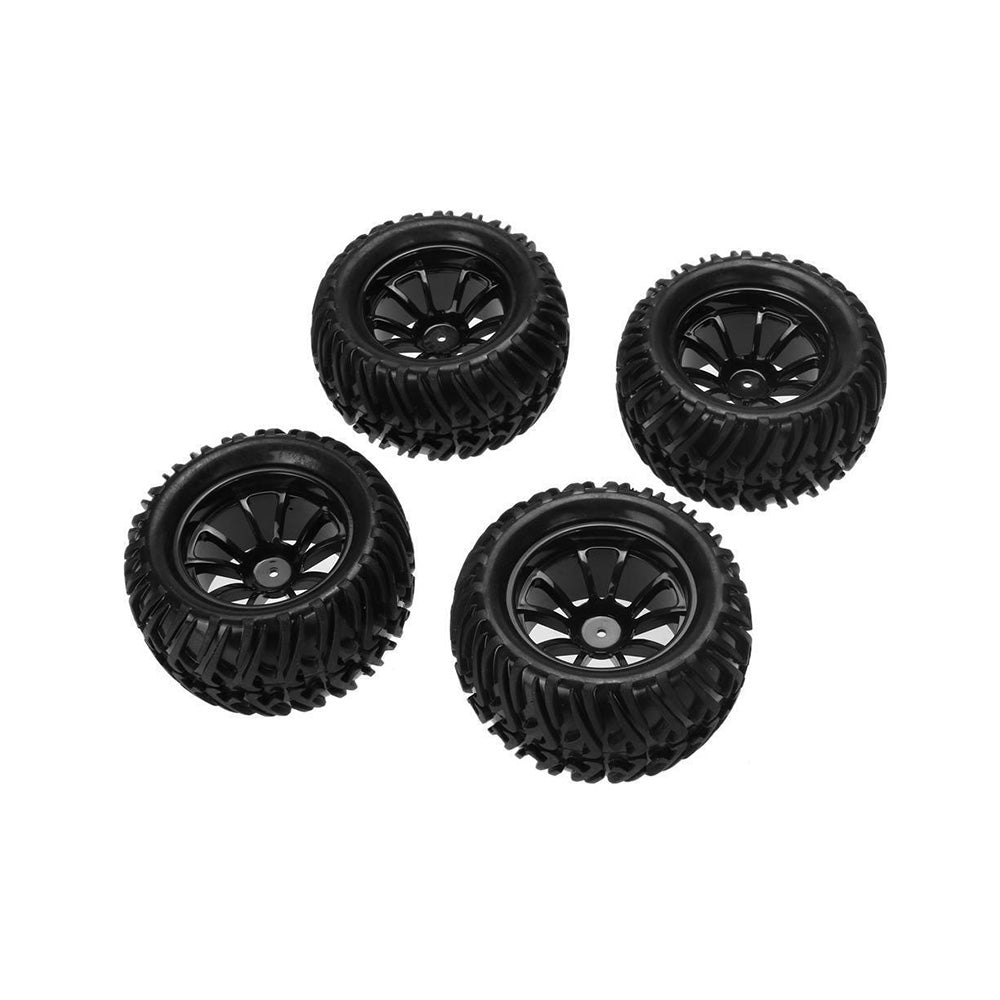 4x Wheel Rim &amp; Tires Suitable For HSP 1:10 Monster Truck RC Car 12mm Hub-3
