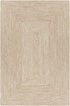 Cream Braided Faux Jute Rug-0
