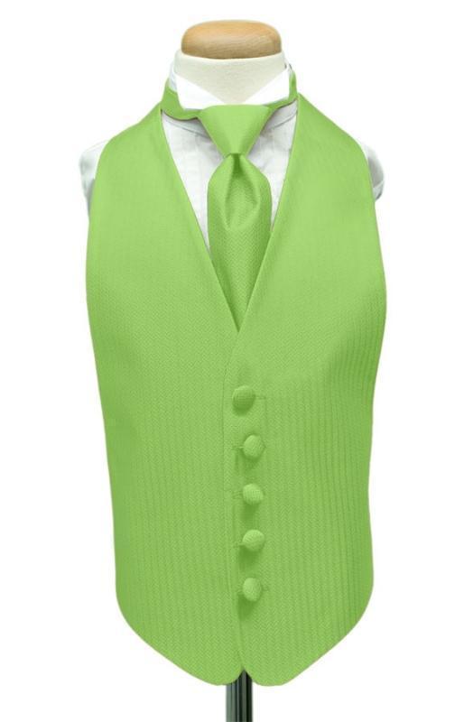 Herringbone Kids Tuxedo Vest 2-8