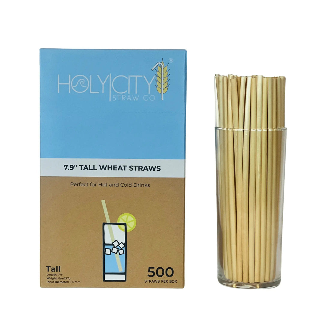 7.9" Tall Wheat Straws-0