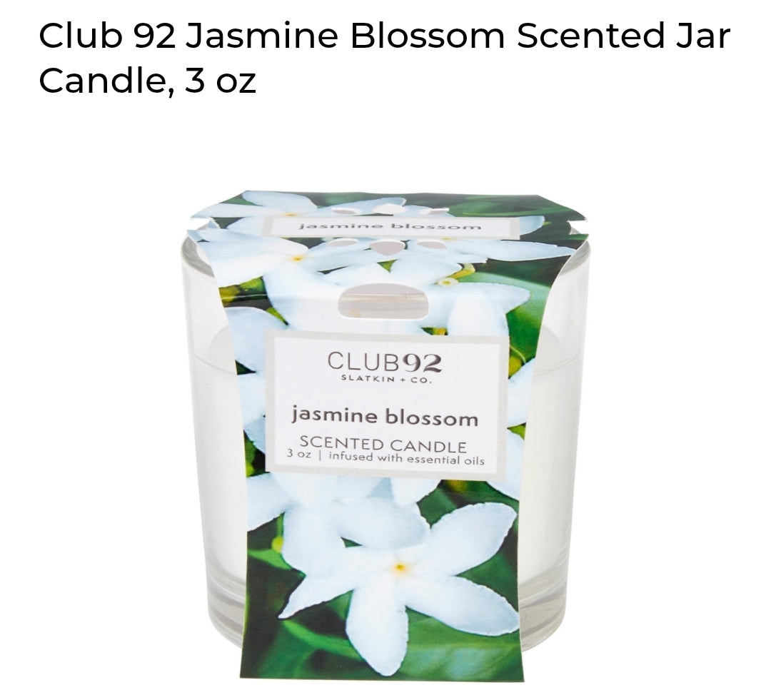Club 92 Jasmine Blossom Scented Candle, 18oz.